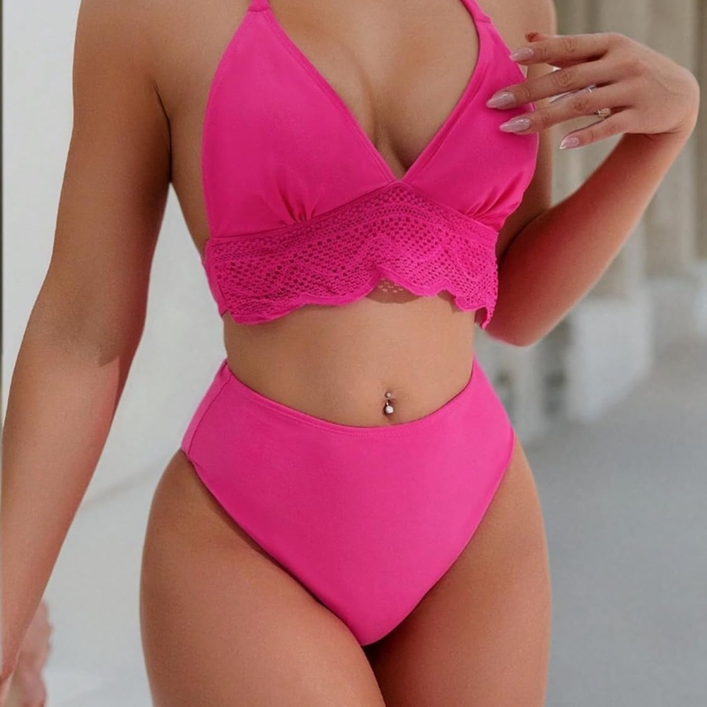 NWT PINK BIKINI SZ. M